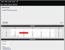 Tablet Screenshot of iuecwalocal83761.com